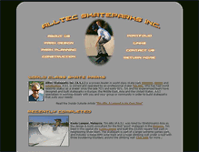 Tablet Screenshot of alltecskateparks.com